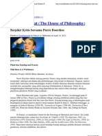 Berpikir Kritis Bersama Pierre Bourdieu Rumah Filsafat (The House of Philosophy)