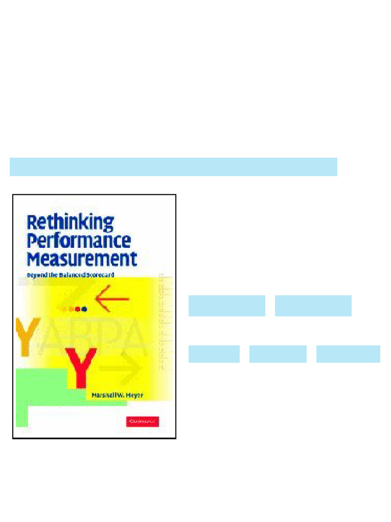 (Ebook) Rethinking performance measurement : beyond the balanced ...