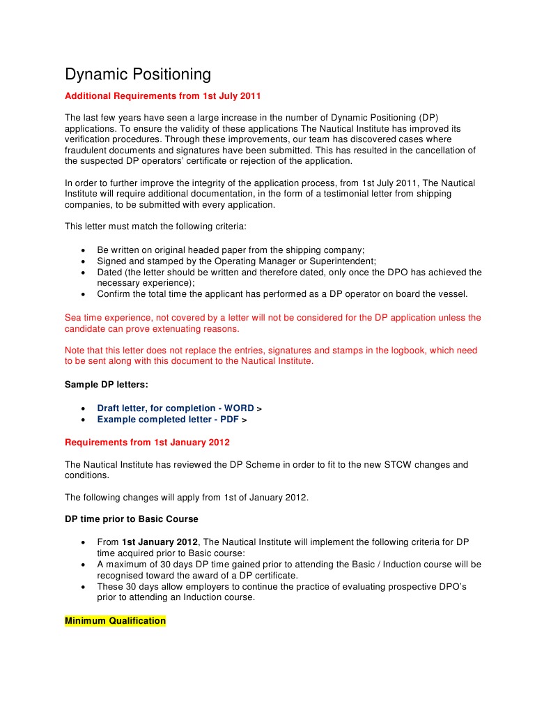 Dynamic Positioning Pdf Business