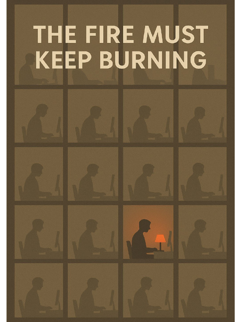 The Fire Must Keep Burning | PDF