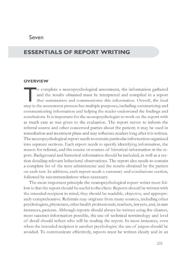 Report Writing Compressed | PDF