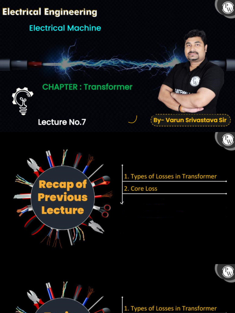 Transformer 07: Class Notes (By Varun Sir) | PDF