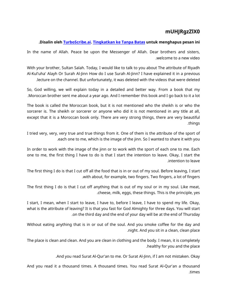 mUHJRgzZlX0 | PDF | God In Islam | Religious Belief And Doctrine