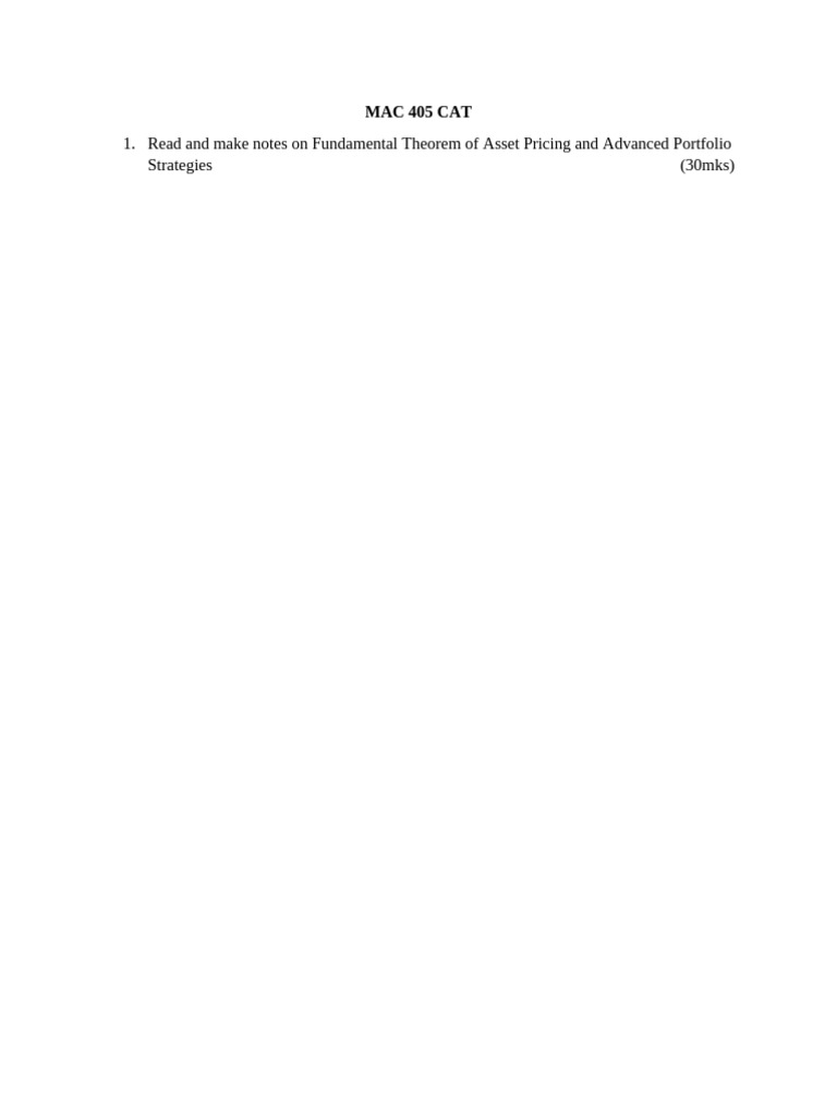 MAC 405 CAT | PDF