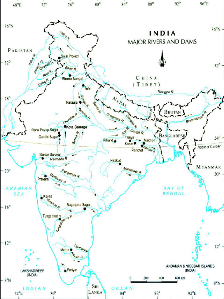 Dams and Rivers, Telangana Dstricts | PDF