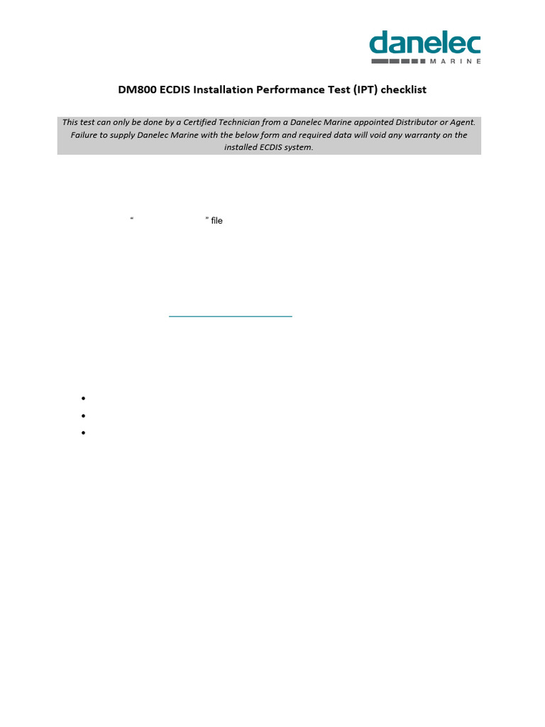 Gwd11549 10 Ecdis Ipt Form | PDF | Computer Science | Computer Engineering