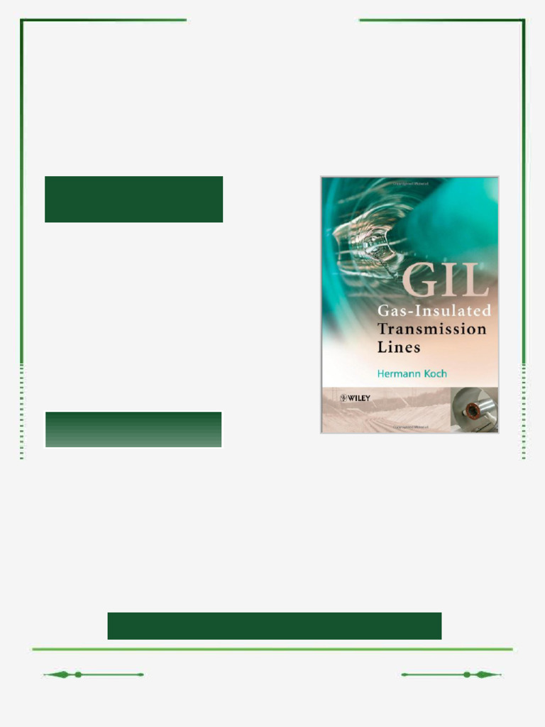 Gas Insulated Transmission Lines GIL 1st Edition Hermann Koch ebook ...