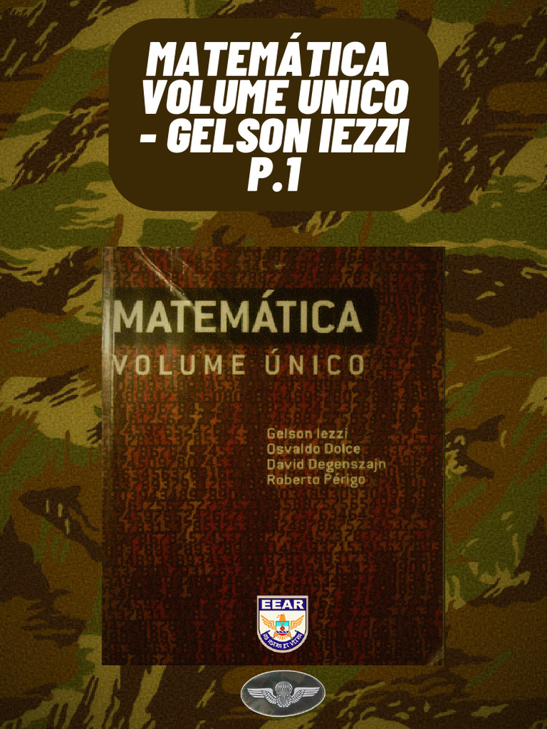Matemática Volume Único - Gelson Iezzi-01 | PDF