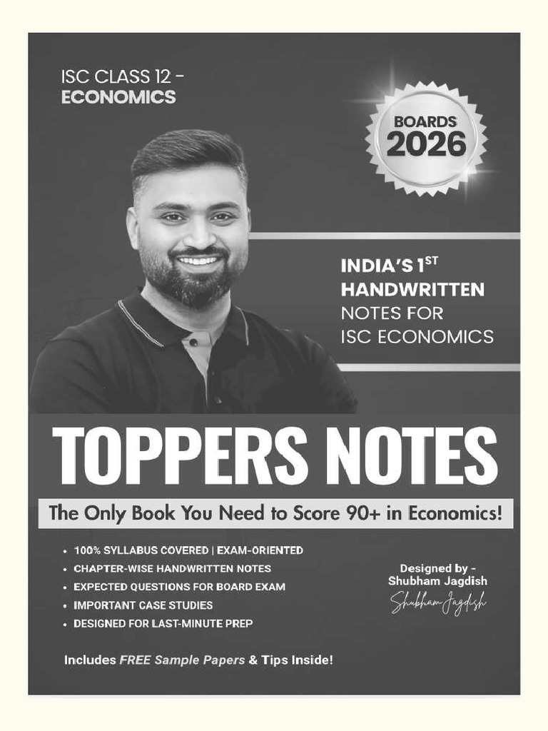 Eco Notes | PDF | Cost Of Living | Elasticity (Economics)