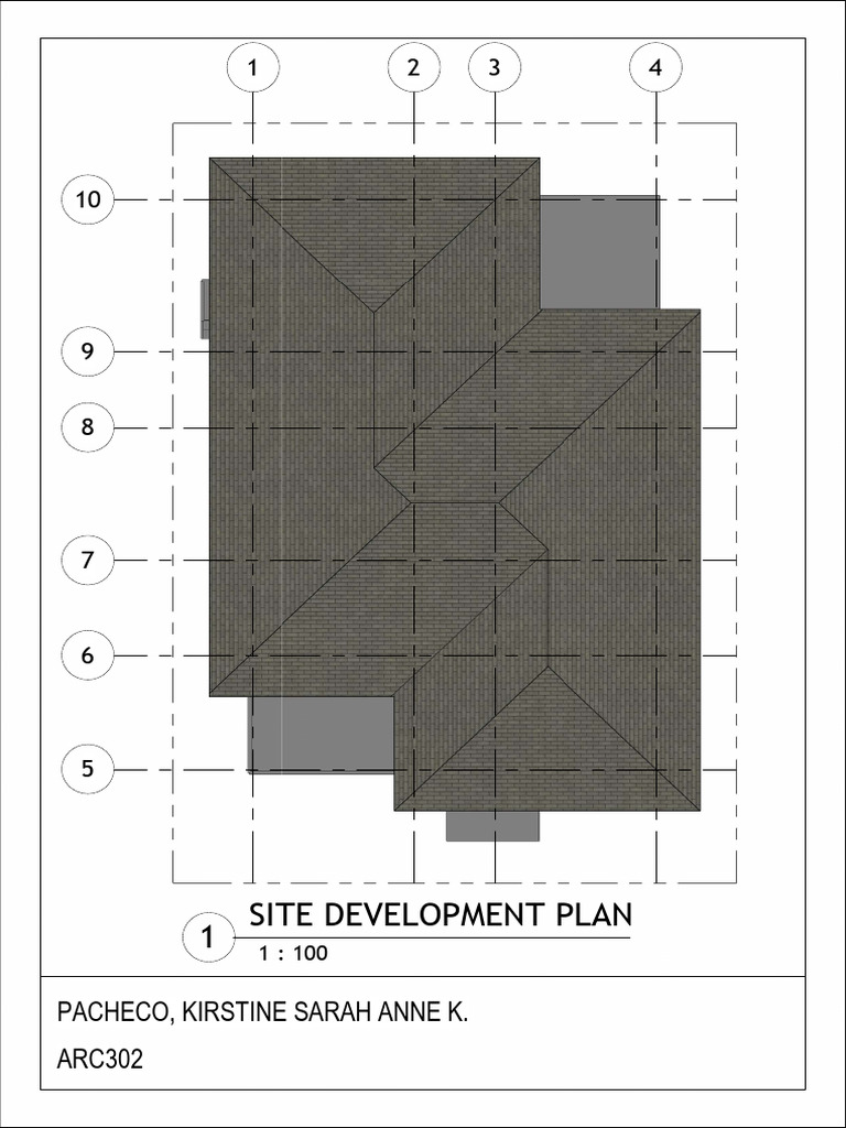 Site Development Plan 1: ARC302 Pacheco, Kirstine Sarah Anne K | PDF