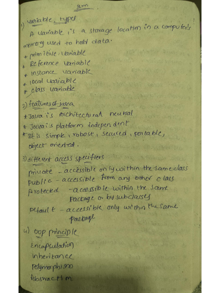 Java 2marks | PDF