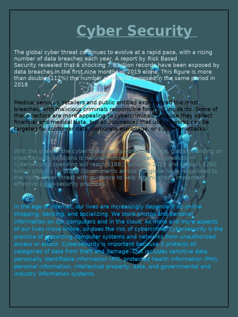 Rising Cyber Threats and Solutions | PDF