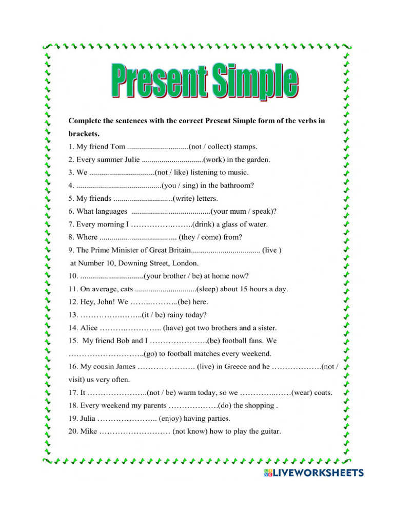 Present Simple | PDF