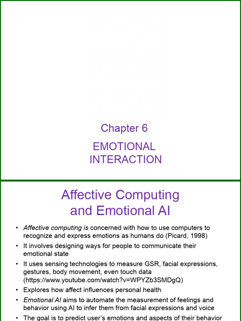 Emotional AI and Affective Computing Insights | PDF | Emotions | Facial ...