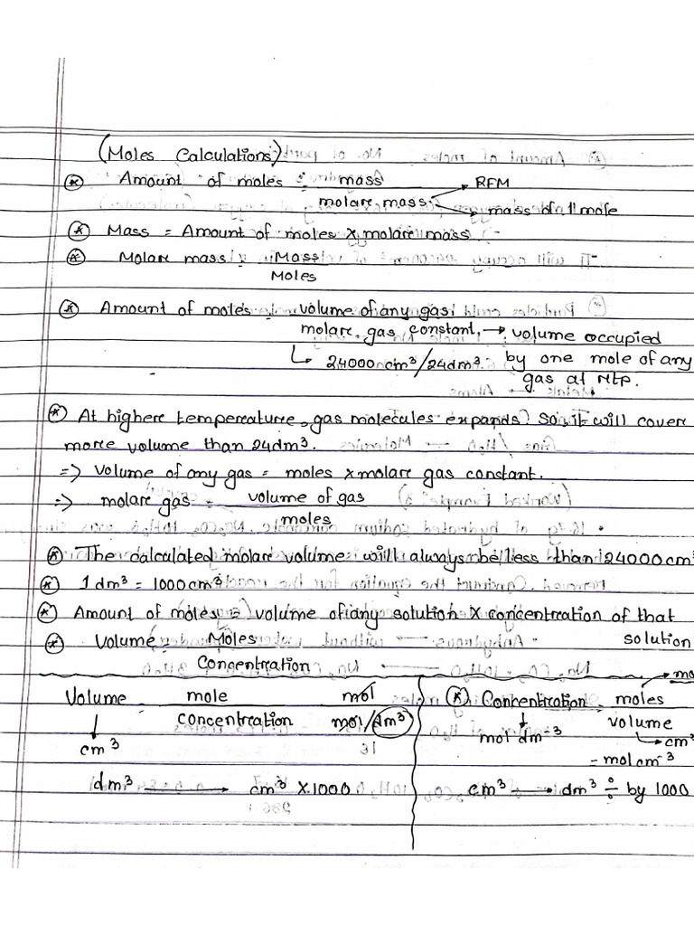 Chemistry Unit-1 Notes (Honey) | PDF