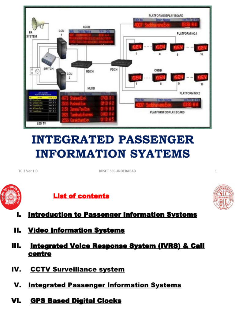 Passenger Information System | PDF