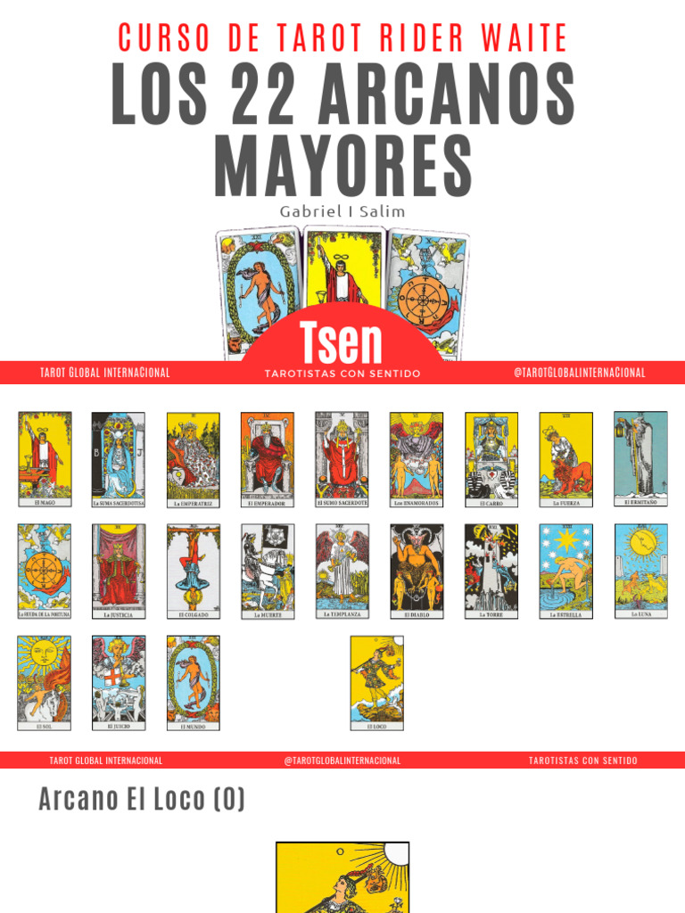 Significado de los Arcanos Mayores del Tarot | PDF | Papa | Amor