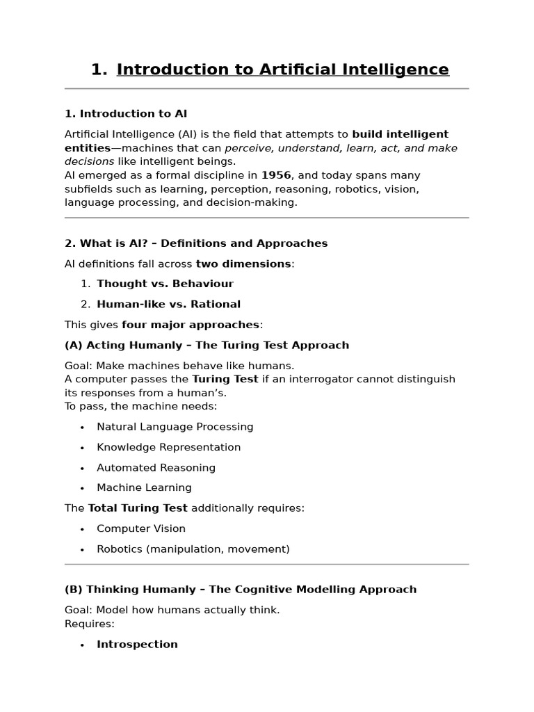 Understanding Artificial Intelligence Basics | PDF | Artificial ...