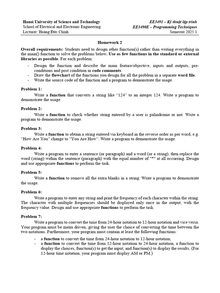 Programming Techniques Homework 2 | PDF | Comma Separated Values ...