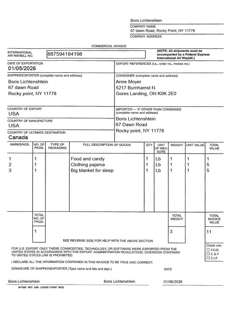 Ci Form (002) Send | PDF