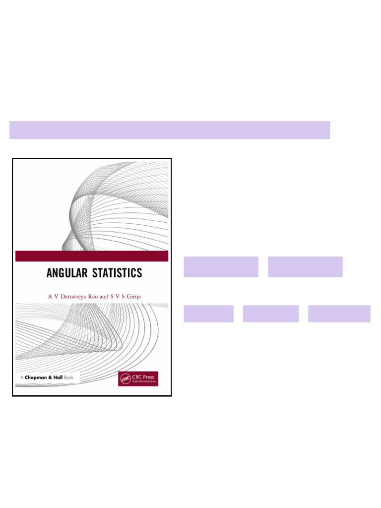 Angular Statistics A. V. Dattatreya Rao & S. V. S. Girija pdf version | PDF