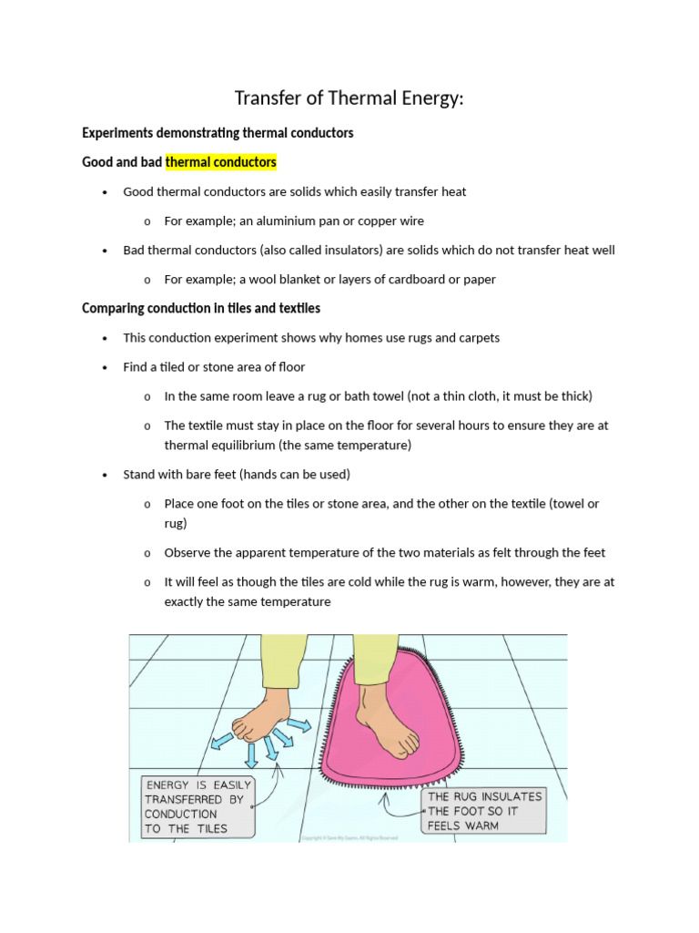 Understanding Thermal Conductors and Insulators | PDF | Greenhouse ...
