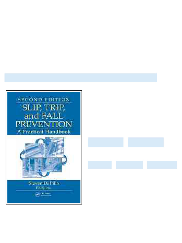 (Ebook) Slip, trip, and fall prevention : a practical handbook by ...