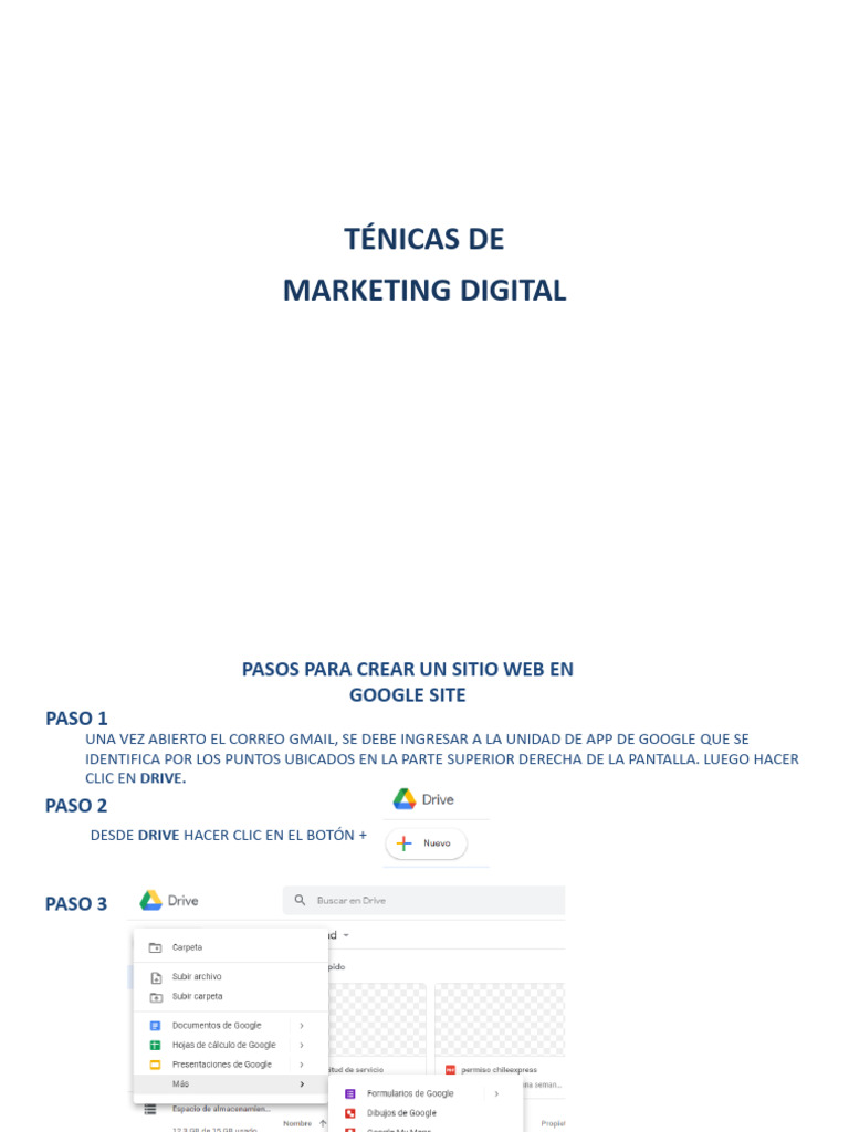 Crear un Sitio Web en Google Sites | PDF | Red mundial | Internet y web