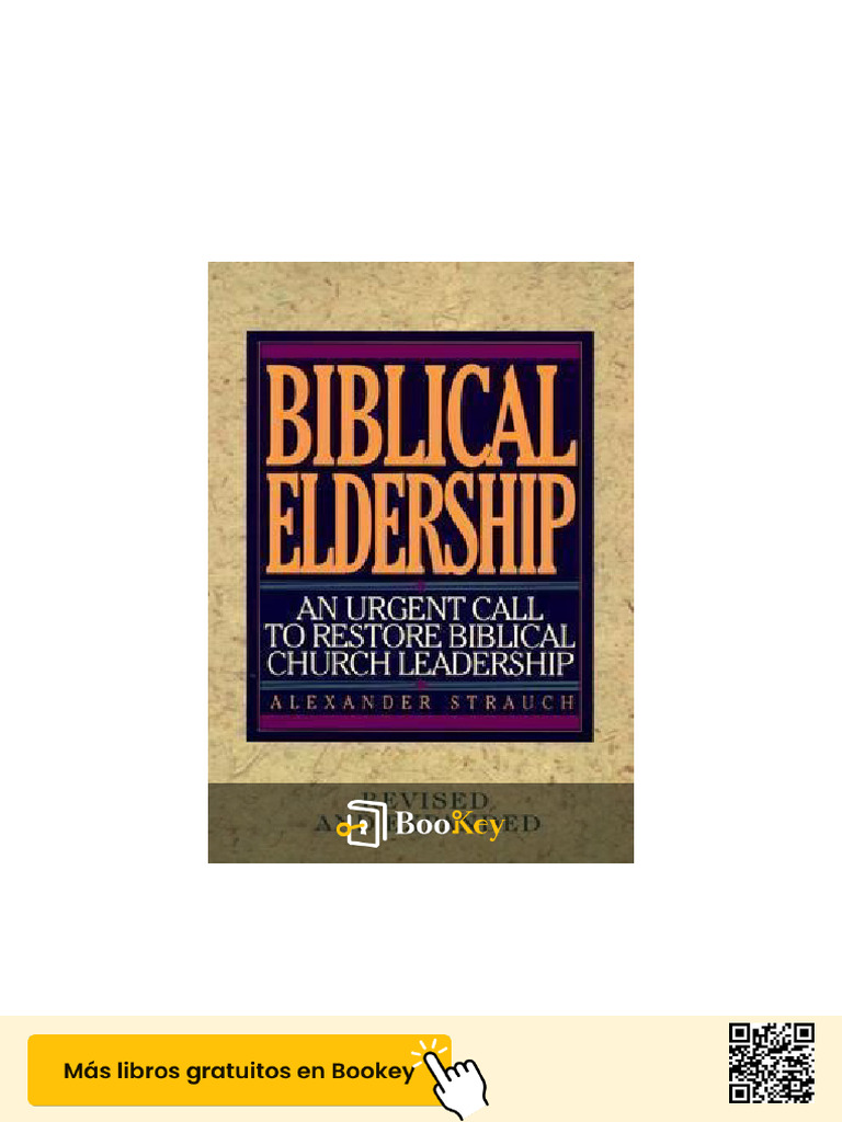 Liderazgo Bíblico: Guía para Ancianos | PDF | Liderazgo | Iglesia cristiana