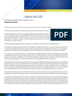 Declaracion Lideres G20 Junio2012 Mexico