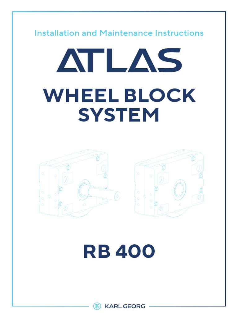 Radblock RB 400 En | PDF | Bearing (Mechanical) | Screw