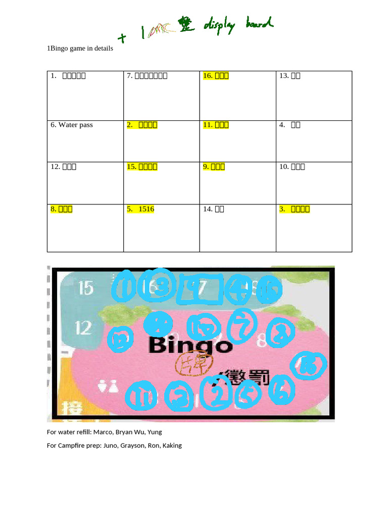 Bingo Game in Detail | PDF