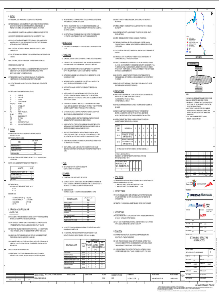 Mlcc c0196 Civ Stn Gar Drw 60002 | PDF | Concrete | Reinforced Concrete