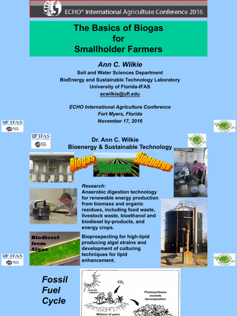 Biogas Basics for Smallholder Farmers | PDF | Biofuel | Biogas