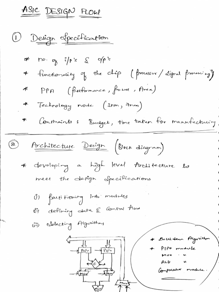 Asic Design Flow | PDF
