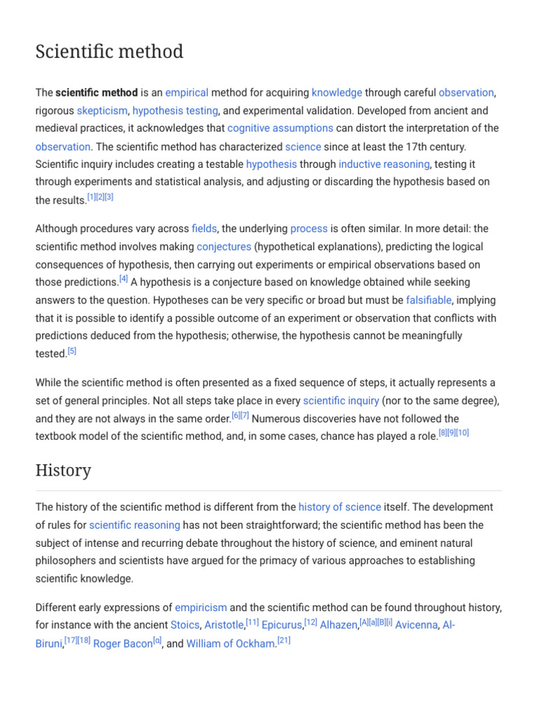 Understanding the Scientific Method | PDF | Scientific Method | Hypothesis
