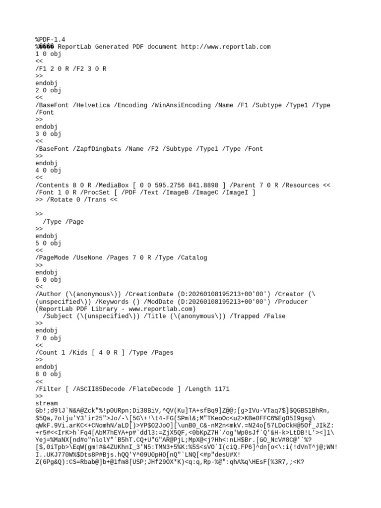 PDF Document Metadata Overview | PDF