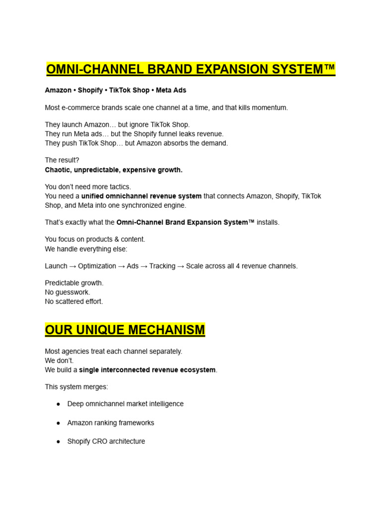 Omni-Channel Brand Expansion System™ Guide | PDF