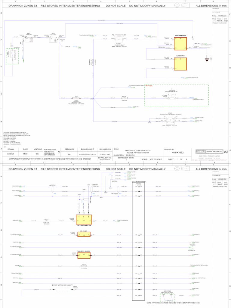 401-X3952-2 - en - GB - Electrical Schematic - High Range 7 | PDF
