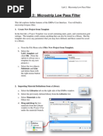 Lab2 Microstrip LPF Fem FDTD