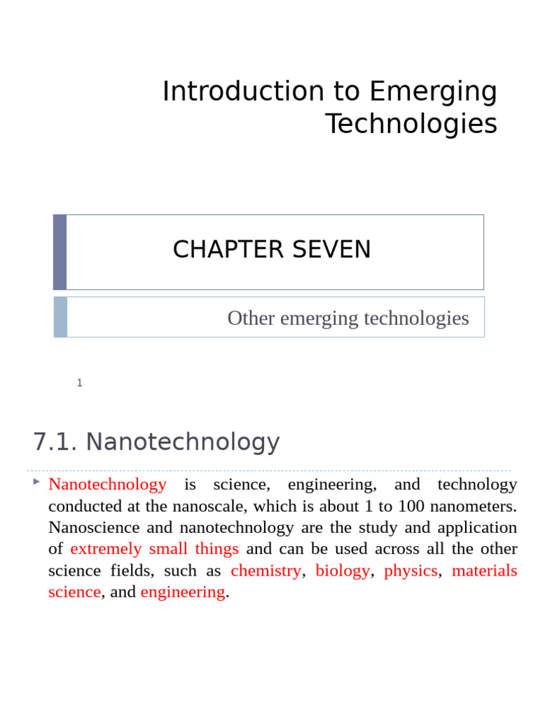 EmTe - Chapter 7 | PDF | Nanotechnology | Computer Vision
