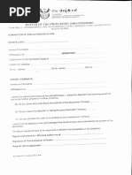 Acceptance of Trust as Executor Form J190 | PDF | Bankruptcy | Justice
