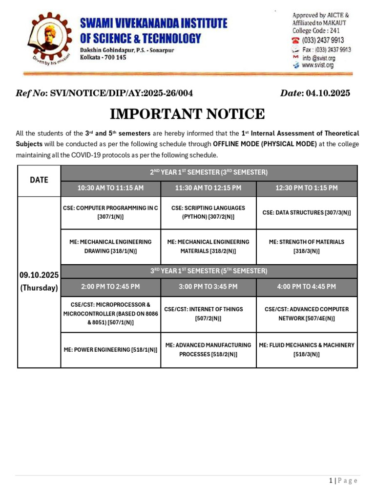 004_svi_notice for 1st Internal Assessment of 3rd_5th Sem (Oct 2025 ...