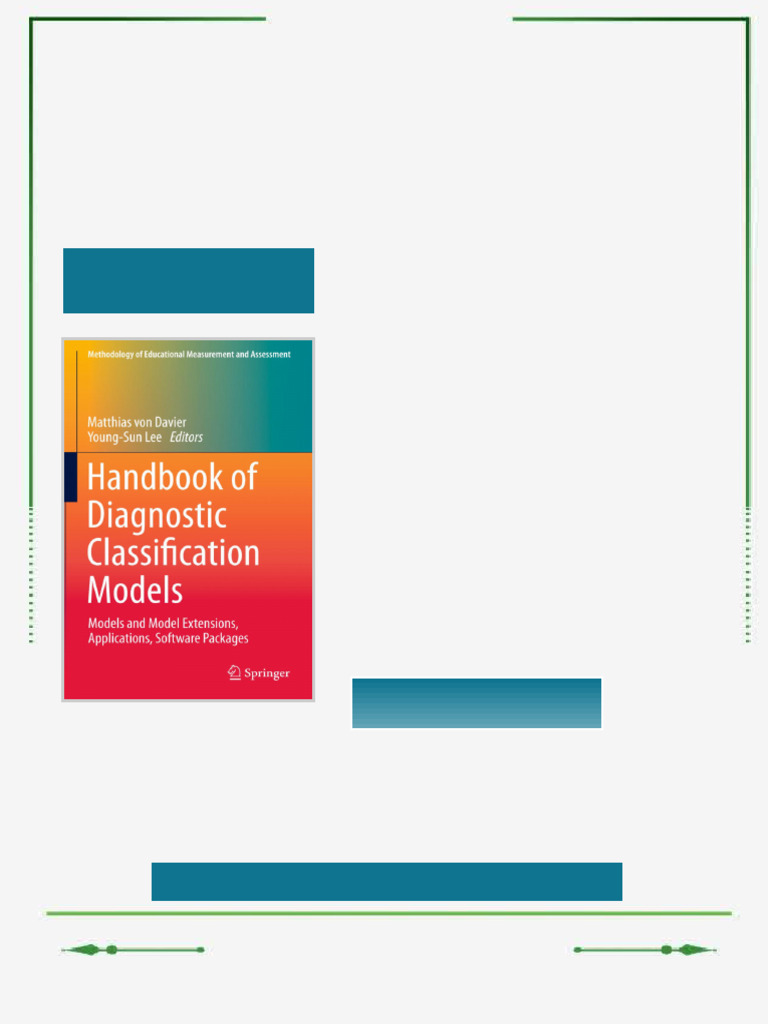 Handbook of Diagnostic Classification Models Models and Model ...