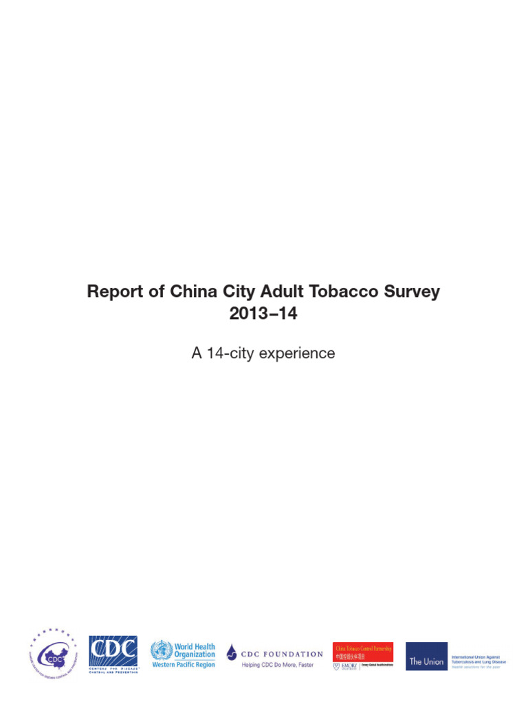 CCATS Report - Eng - v30 | PDF | Tobacco Smoking | Addiction