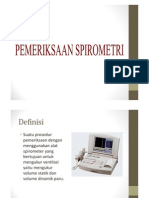 Pemeriksaan Spirometri