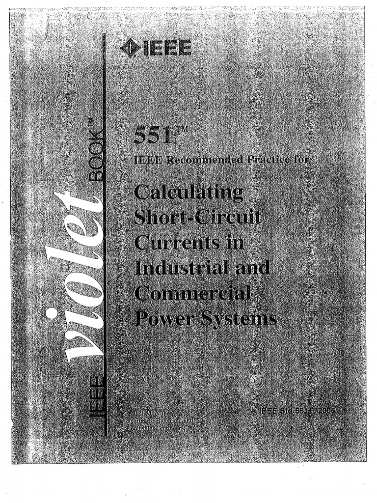Ieee STD 551 2006 Violet Recommended Pra | PDF