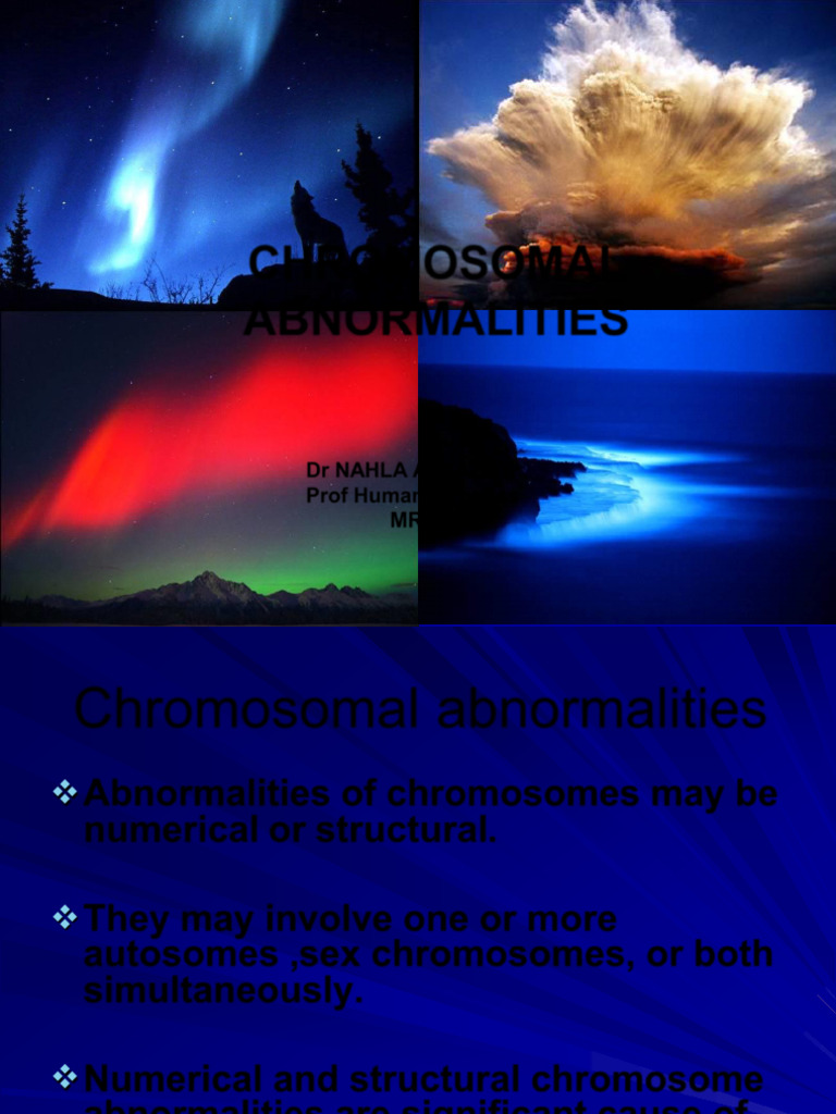 Chromosomal Abnormalities Overview | PDF | Ploidy | Cell Nucleus