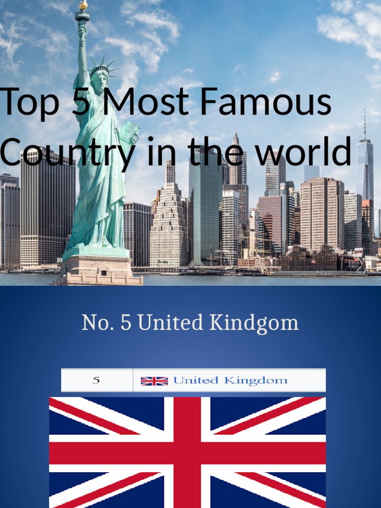 Mont Victoria ICT 3 Prenstation TOP 5 Most Popular Country | PDF