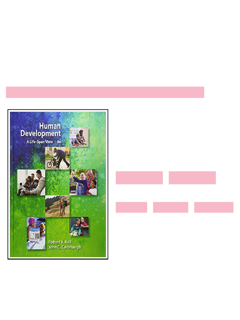 (Instruction Manual) Human Development A Life Span View 8th Edition ...